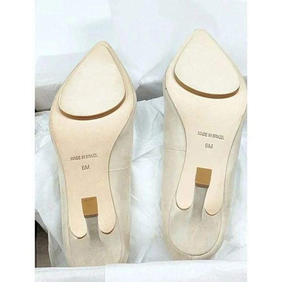 Salone Monet Anita Pump Women's McCullough Suede Dressy Pumps Size 6 (MSRP $395) - Picture 9 of 11